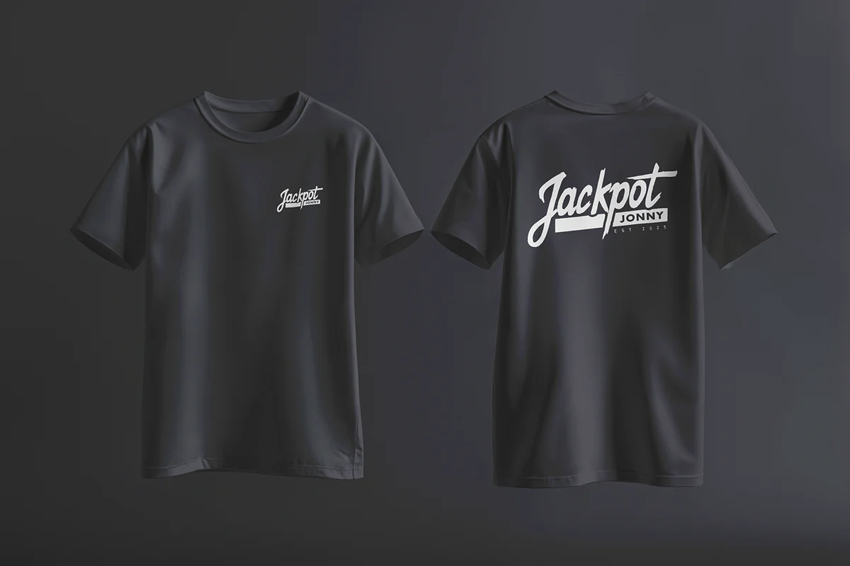 Jackpot Jonny OG Logo Black & White